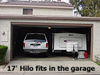 Hilo 1705 fits right in the garage