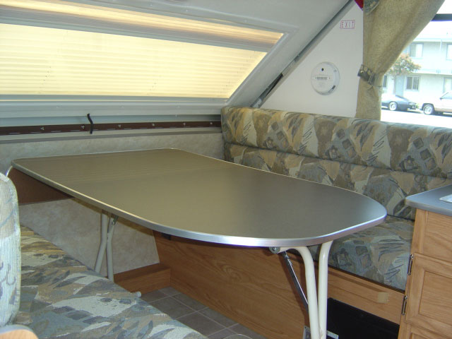 Aliner hard sided folding trailer
